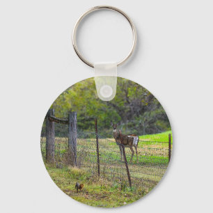 Der en eekhoorn schilder sleutelhanger