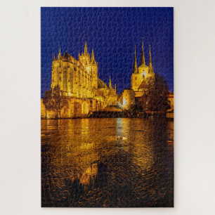 Der Erfurter Dom in Thüringen Legpuzzel