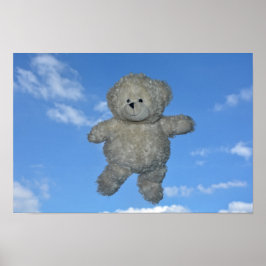 Der fliegende Teddybär Poster
