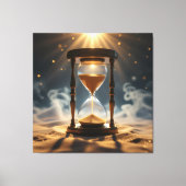 „Der goldene Fluss der Zeit“ Canvas Afdruk (Voorkant)
