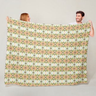 Der Grashüpfer und das Nektarkunstwerk.1 Fleece Deken