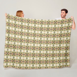 Der Grashüpfer und das Nektarkunstwerk.2 Fleece Deken
