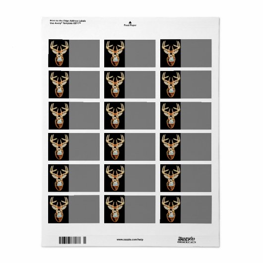 Der Head Energy Spirit design Etiket (Full Sheet)