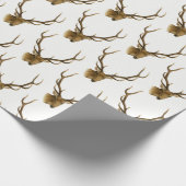 Der Head met Grote Antlers #1 Cadeaupapier (Hoek)