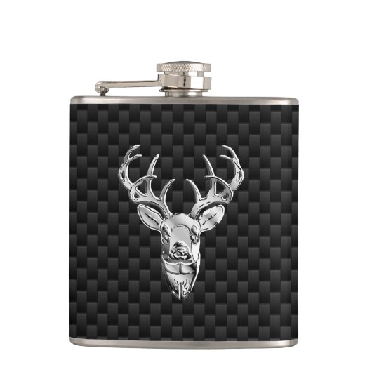 Der Head op koolstofvezel, afdruk Heupfles (Voorkant)