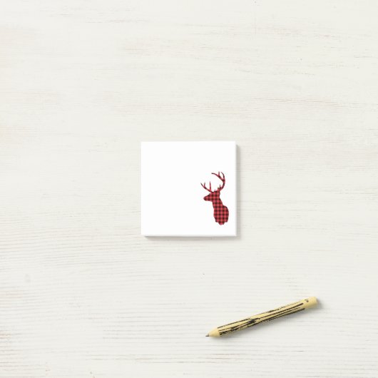 Der Head - Rustic Red Pset Post-it® Notes (Op bureau)