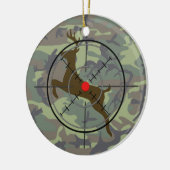 Der Hunting Camouflage kerstversiering Keramisch Ornament (Links)