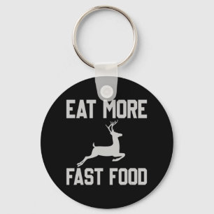Der Hunting Eat Snellere Fun Gift for Hun Sleutelhanger