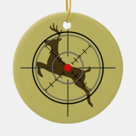 Der Hunting kerstversiering Keramisch Ornament