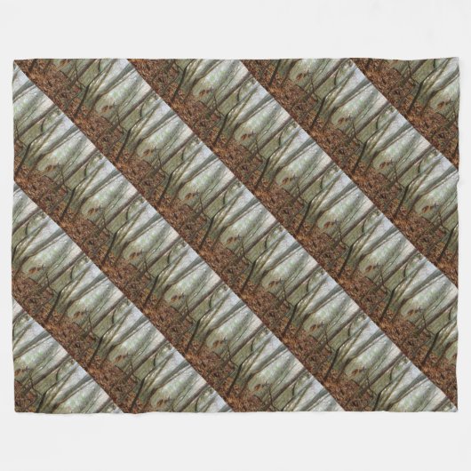 Der in de bomen fleece deken (Voorkant (Horizontaal))