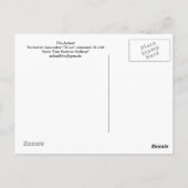 Der Indische Gesandte Briefkaart (Achterkant)