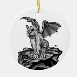 Der kleine Golem Gargoyle Keramisch Ornament