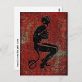 Der Krampus Briefkaart (Voorkant / Achterkant)