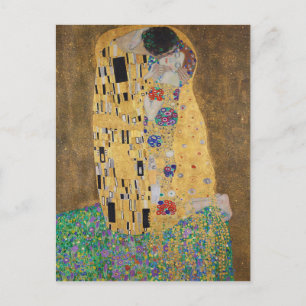 Der Kuss (Liebespaar) The kiss (lovers) 1908 Briefkaart