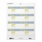 Der Reflection-Star-Je aangepaste verzendlabels Etiket (Full Sheet)