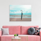 Der Regenschirm - Canvas Afdruk (Insitu (Woonkamer))