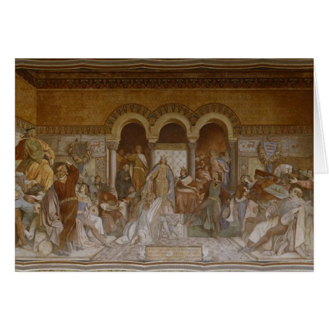 Der Saengerkrieg, c.1854-55 (Devant horizontal)
