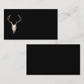 Der Skull op Black | Uitstekers | Taxidermist Visitekaartje