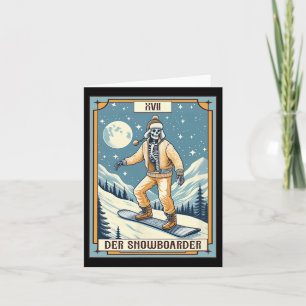 Der Snowboarder Tarot Kaart Snowboarding Lover Win