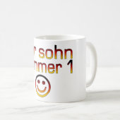 Der Sohn Nummer 1 - nummer 1 Koffiemok (Voorkant rechts)