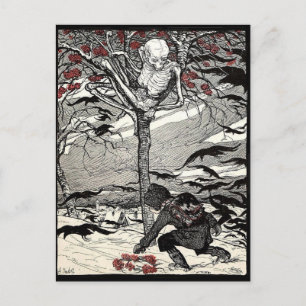 Der Tod im Baum briefkaart