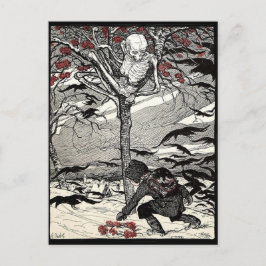 Der Tod im Baum briefkaart