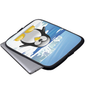 Deranged Penguin Laptop Sleeve
