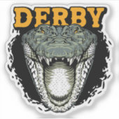Derby, Autocollant de crocodile de l'Australie occ (Devant)