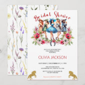 Derby Bachelorette Bridal Shower uitnodiging (Voorkant / Achterkant)