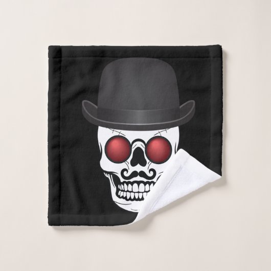 Derby Costumed Skull (Gant de toilette)