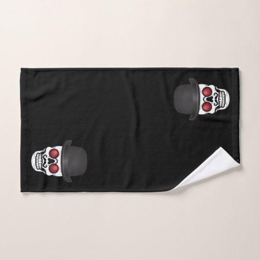 Derby Costumed Skull Bad Handdoek (Handdoek)