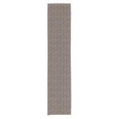 Derby Day Party Ivory Pattern Bruin Korte Tafelloper (Voorkant)