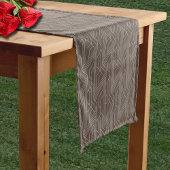 Derby Day Party Ivory Pattern Bruin Korte Tafelloper