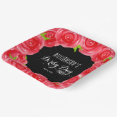 Derby Day Red Roses Papieren Bordje (Gebogen)