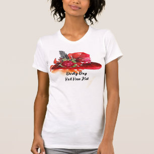 Derby Day Rode Hoed T-Shirt