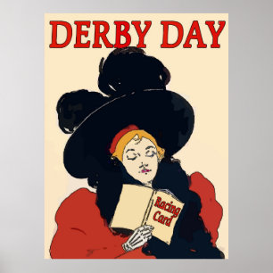 Derby Day  Woman Poster