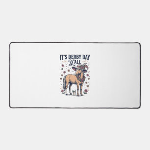 Derby Day Y'all Paard Bloemen Hoed Bureaumat