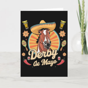 Derby De Mayo Cinco De Mayo Mexicaans Feest Kaart