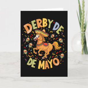 Derby De Mayo Grappige Cinco De Mayo Mexicaans Fee Kaart