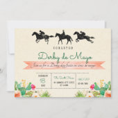 Derby de mayo-uitnodiging kaart (Voorkant)