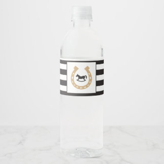 Derby Drink dranklabels voor Baby shower Waterfles Etiket