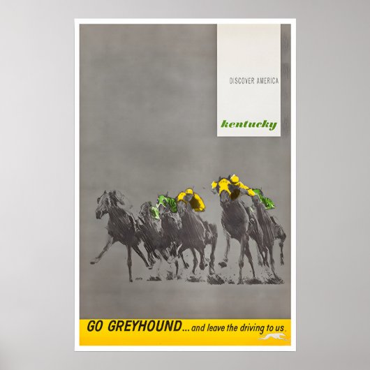 Derby du Kentucky Art Course de Chevaux Impression (Devant)