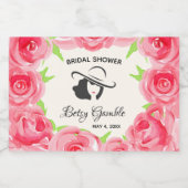 Derby Fête des mariées Mini Étiquettes de vin mous (Étiquettes simples)