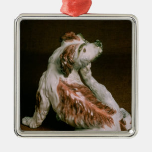 Derby figuur van een koning Charles spaniel Metalen Ornament