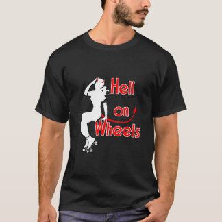 Derby Girl Hell on Wheels T-shirt