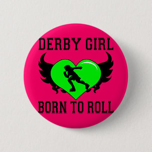 Derby Girl Ronde Button 5,7 Cm