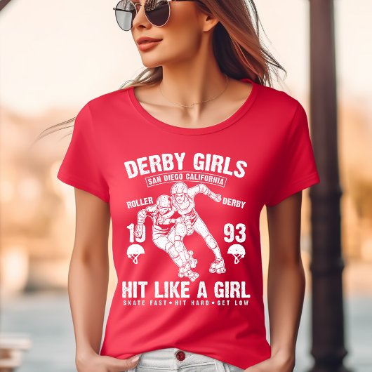 Derby Girls, Frappe comme une T-shirt fille