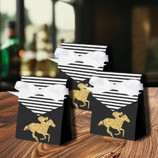 Derby Gold Racehorse en Jockey Bedankdoosjes