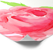 Derby Hat Lady Silhouette and Roses Welcome Poster (Hoek)