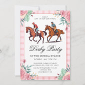 Derby Horse Racing Party Invitation (Devant)